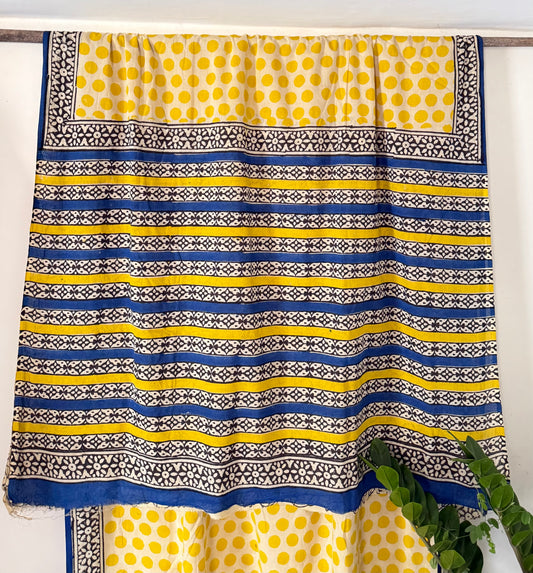 Butter Polka Saree