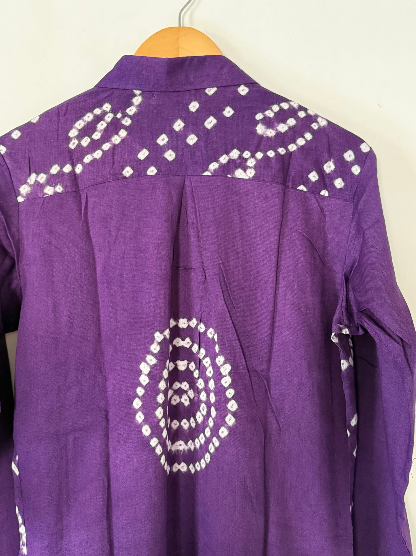 Purple Patterned Shirt