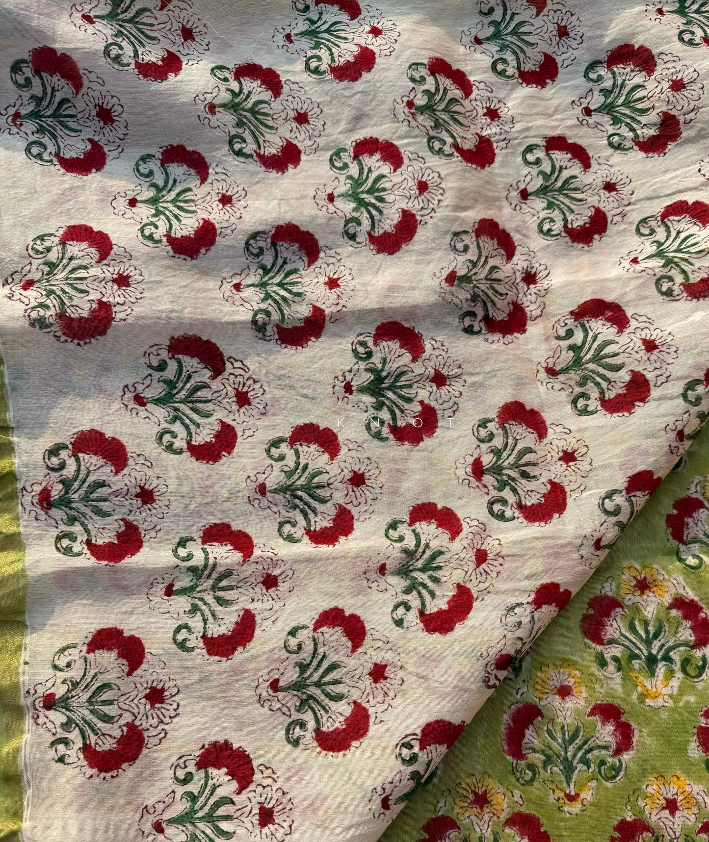 Lime Farm Saree