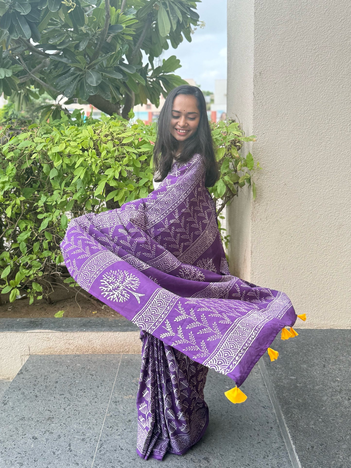 Grape Jelly Saree