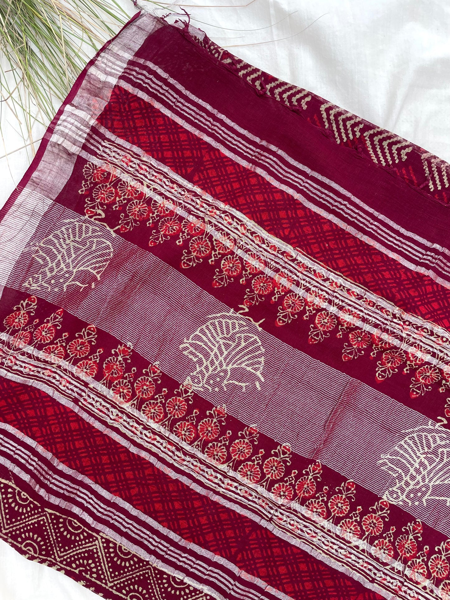 Red Brick Saree