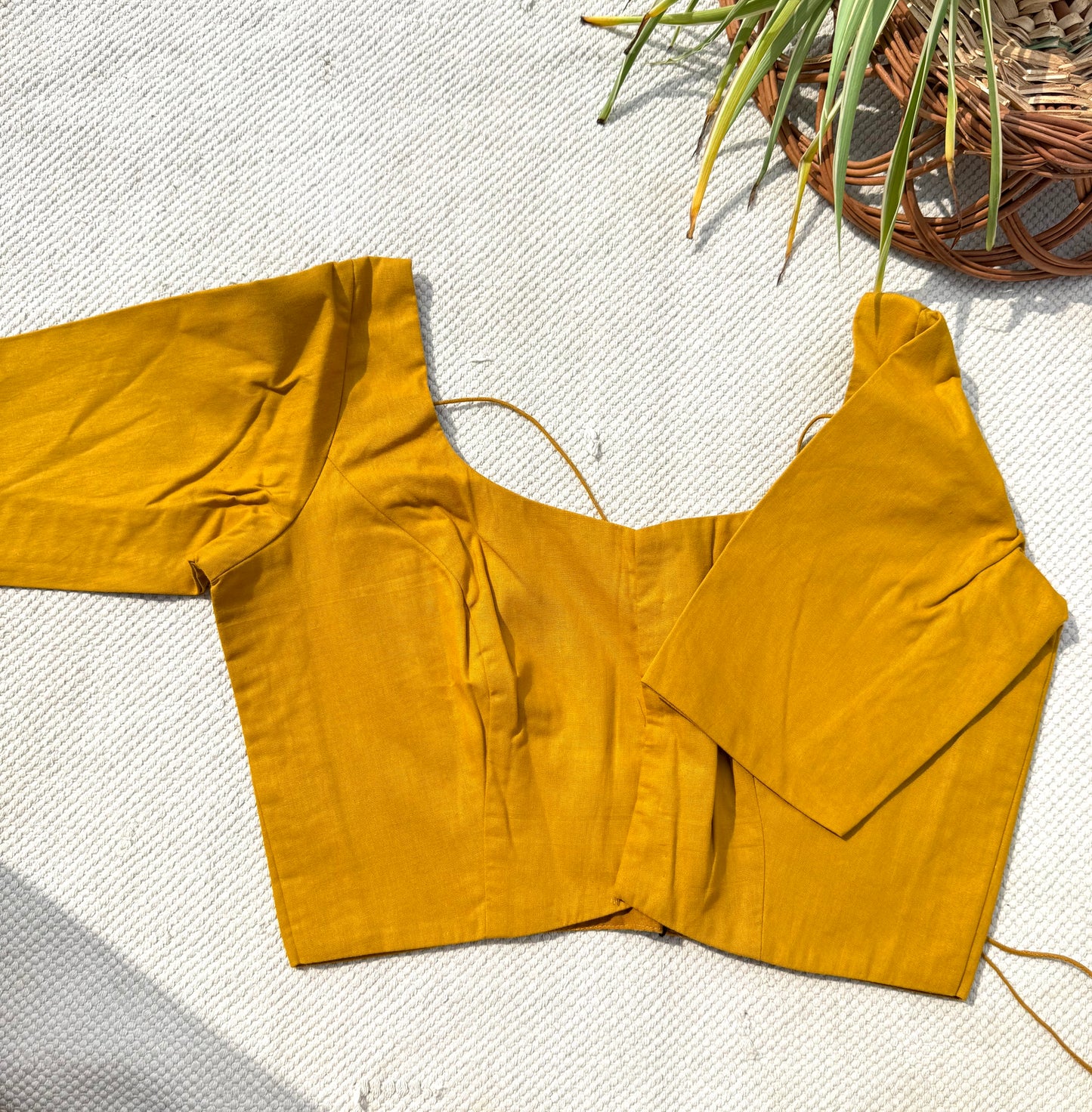 Basic Ochre Blouse