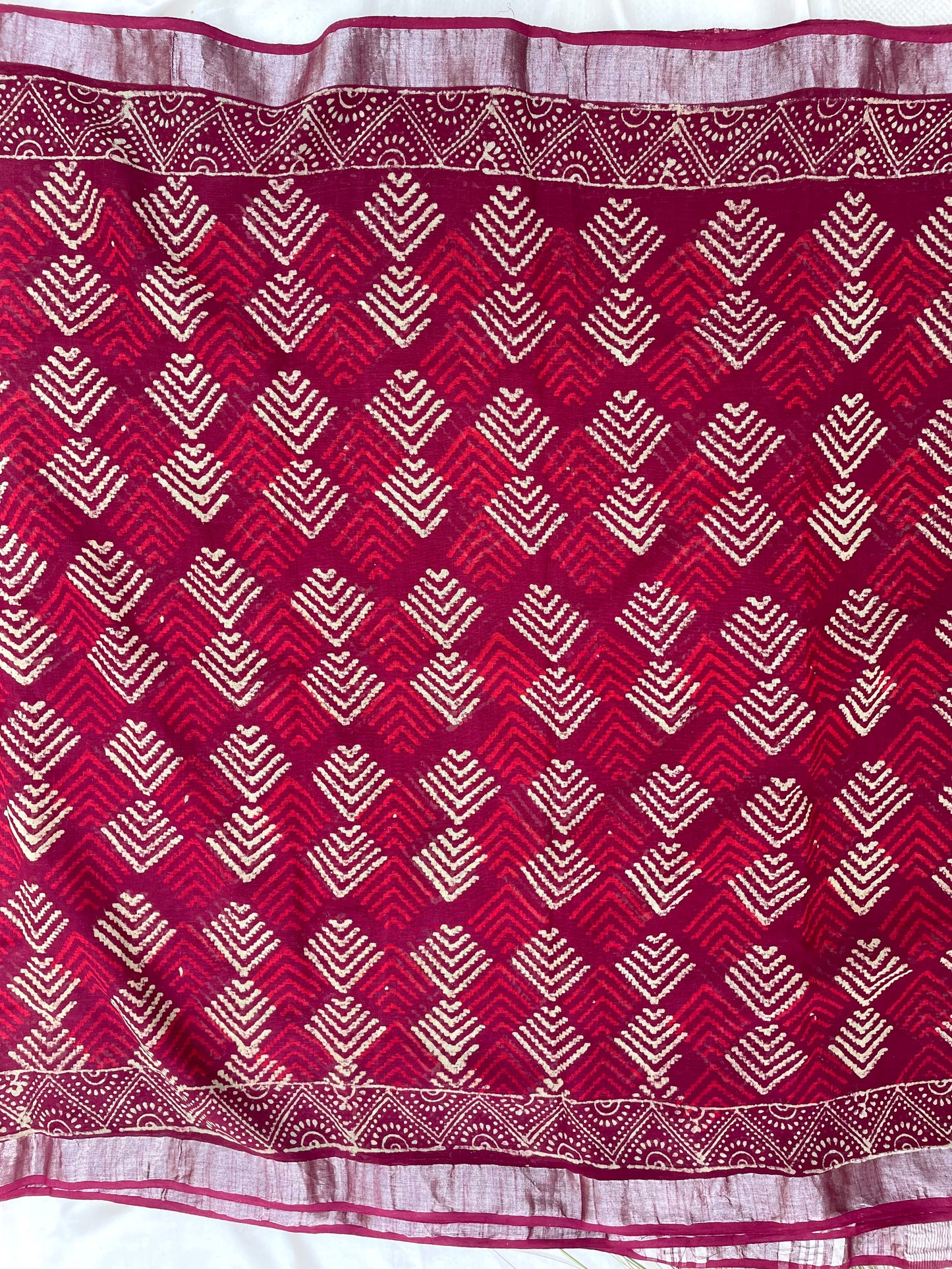Red Brick Saree