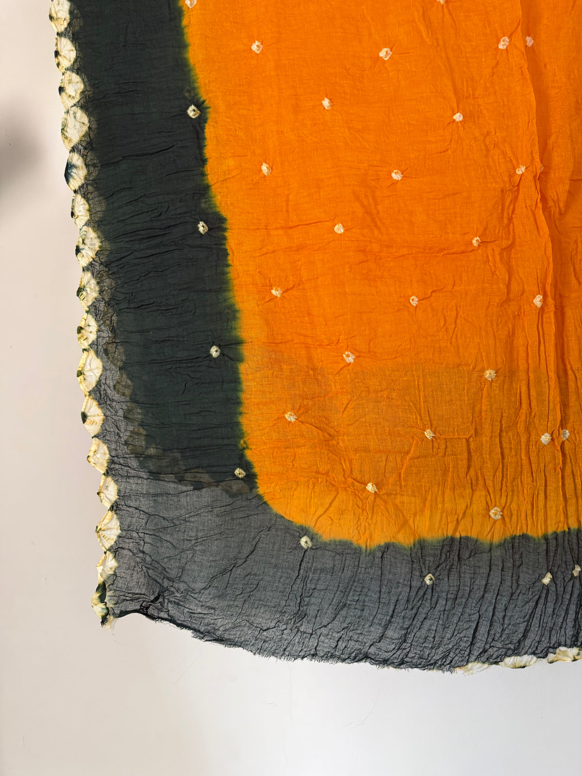 Orange Bandhani Dupatta