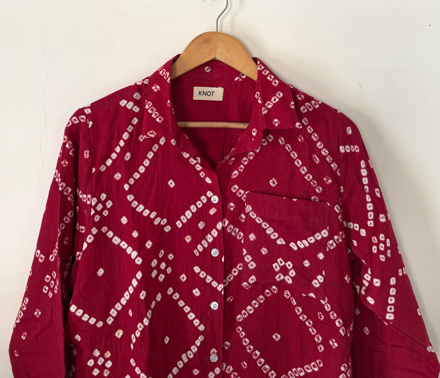 Red Patterned Shirt