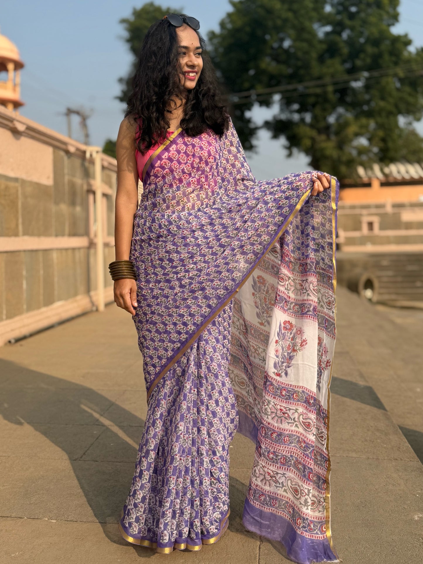 Iris Garden Saree