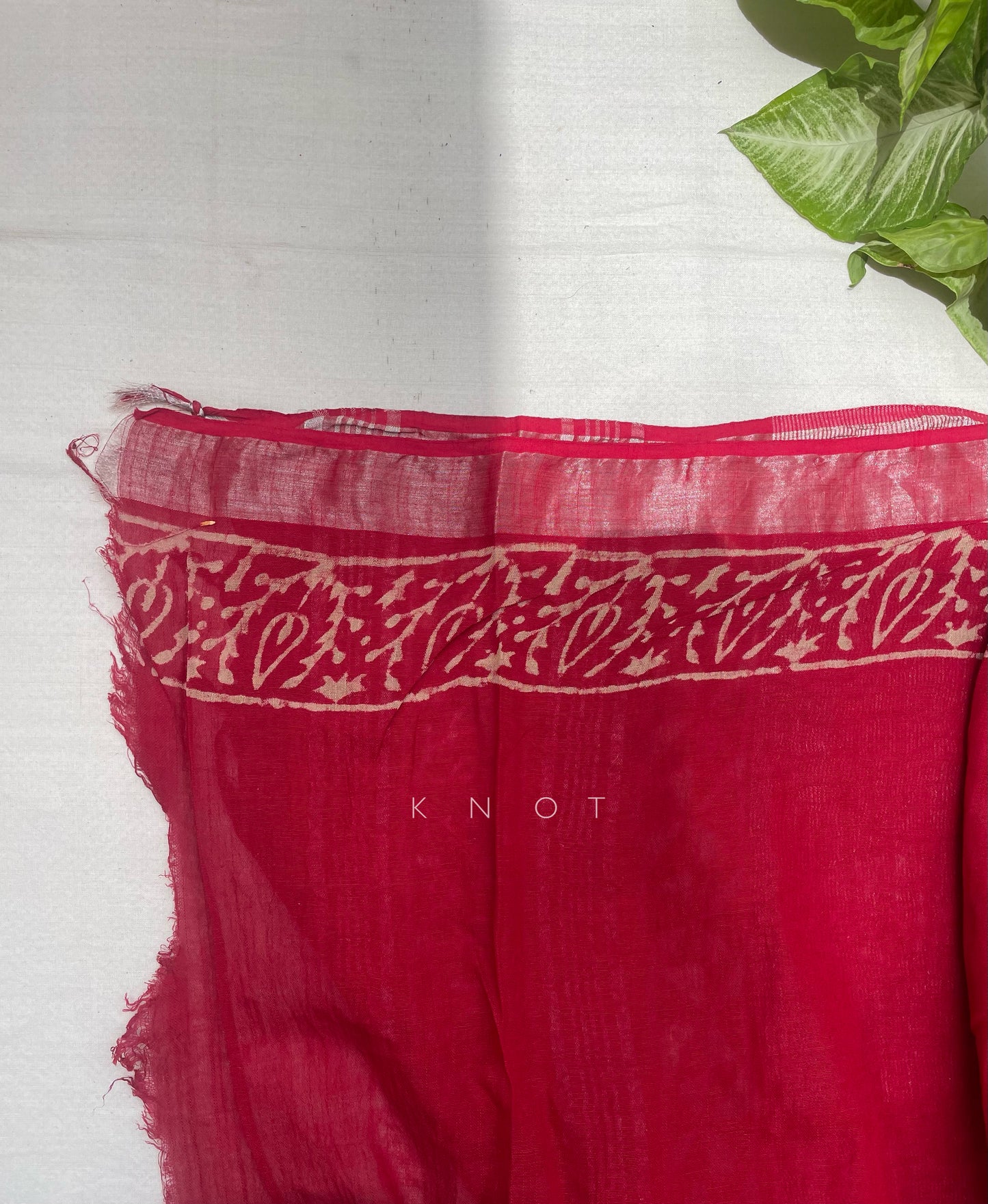 Red Poppy Saree
