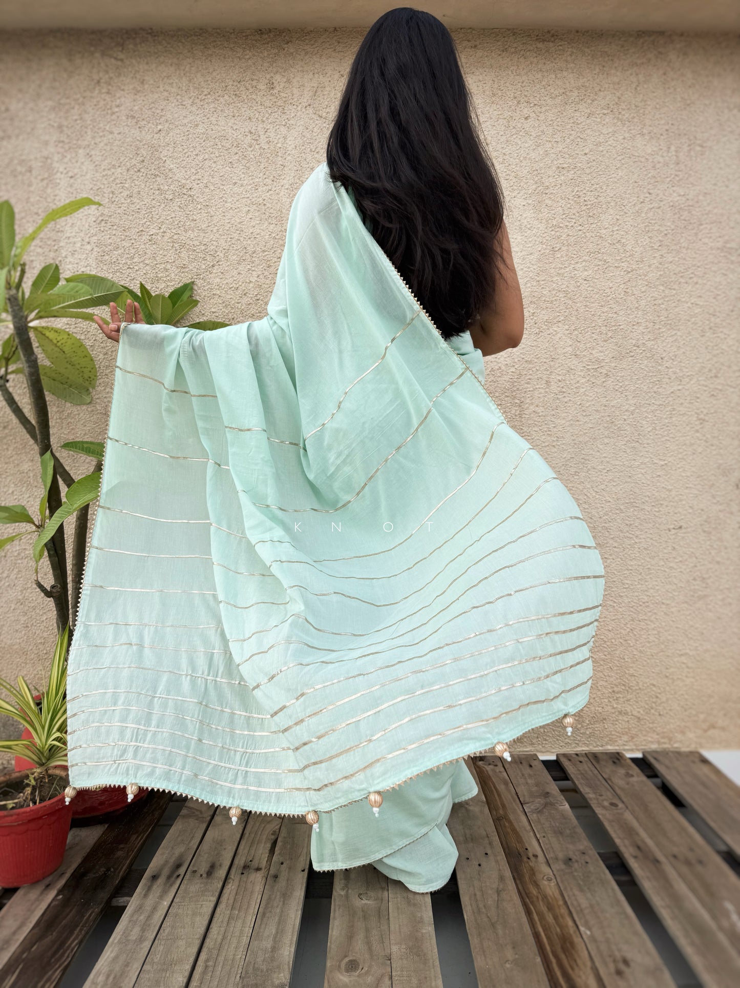 Pista Barfi Saree