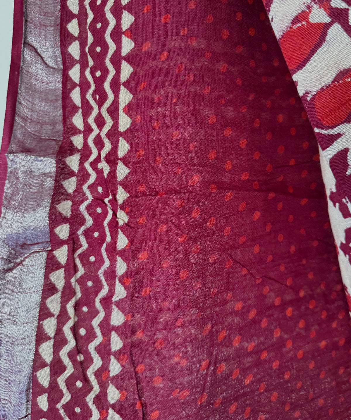 Brick Paisley Saree