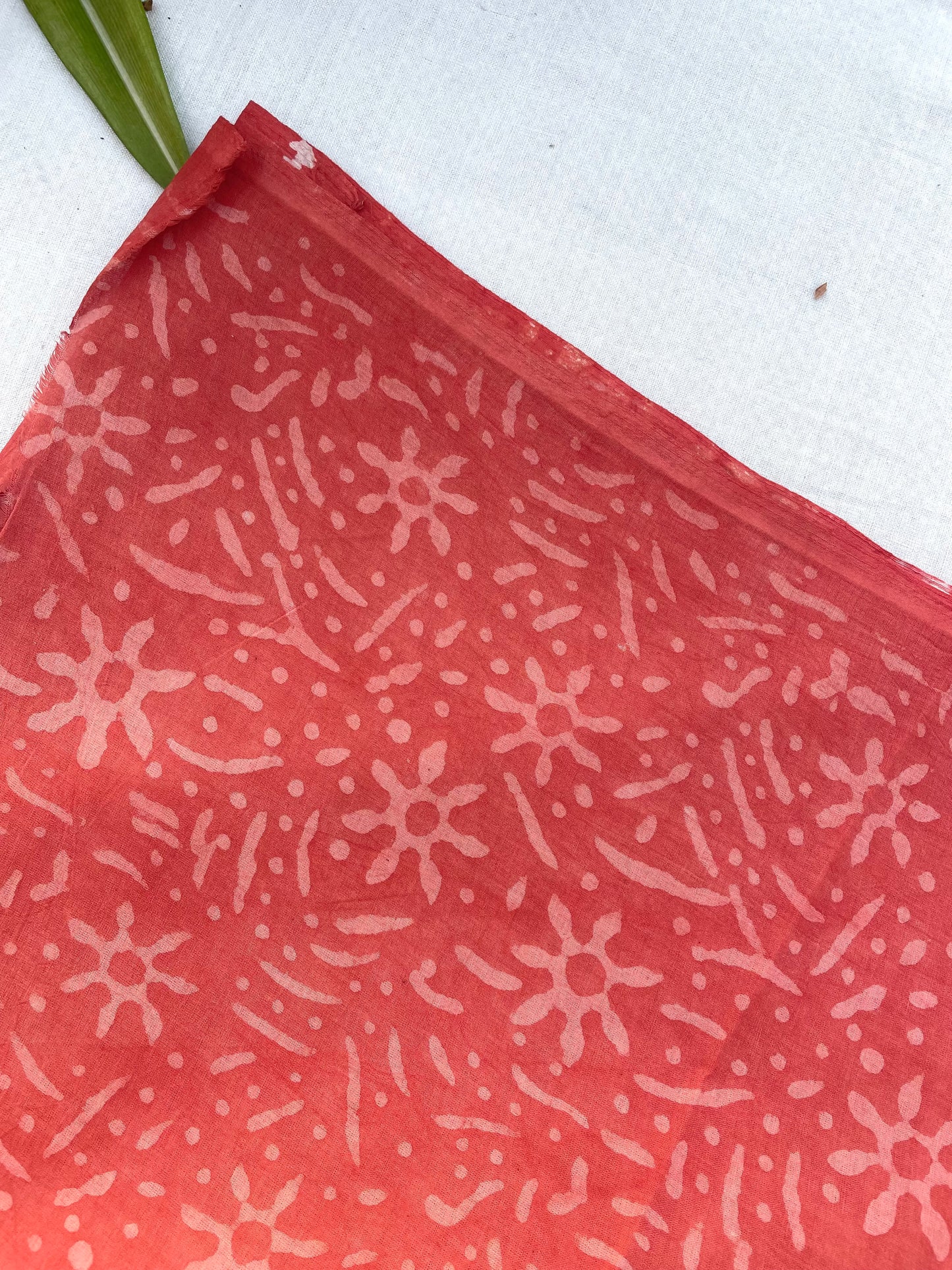 Peach Paisley Saree