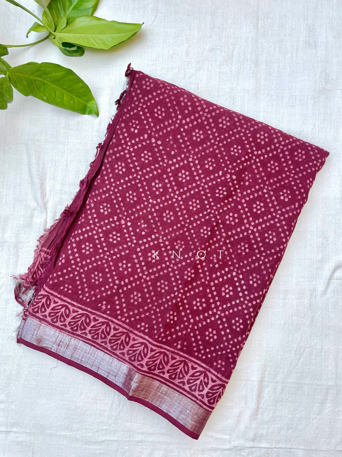 Cherry Brick Saree