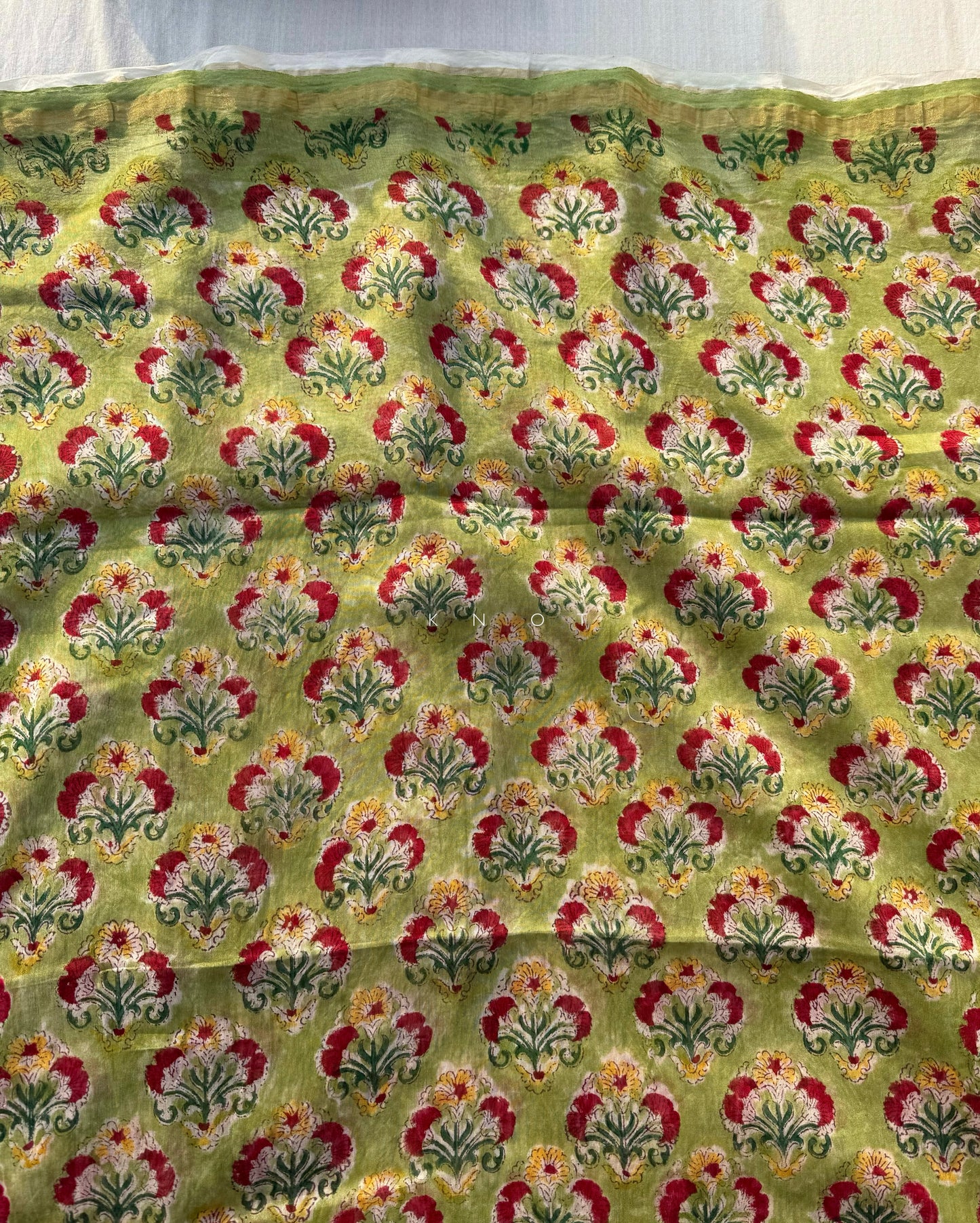 Lime Farm Saree