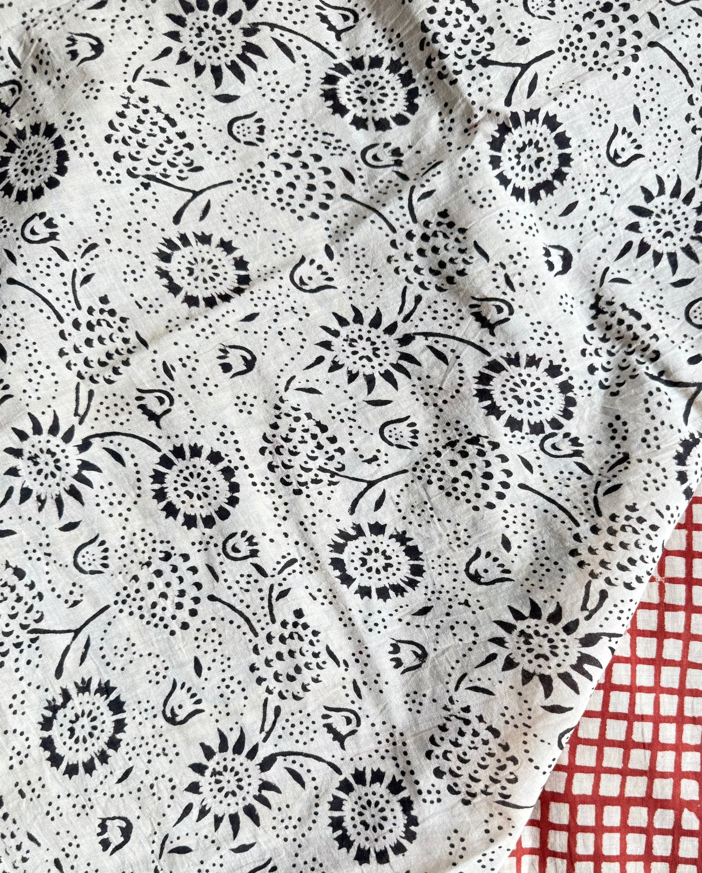 Red Graph Saree