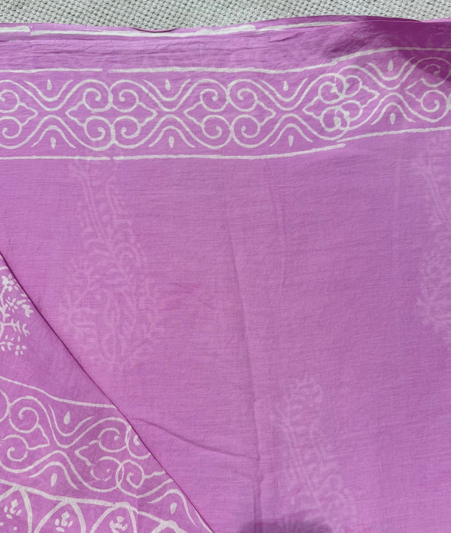 Pink Peony Saree