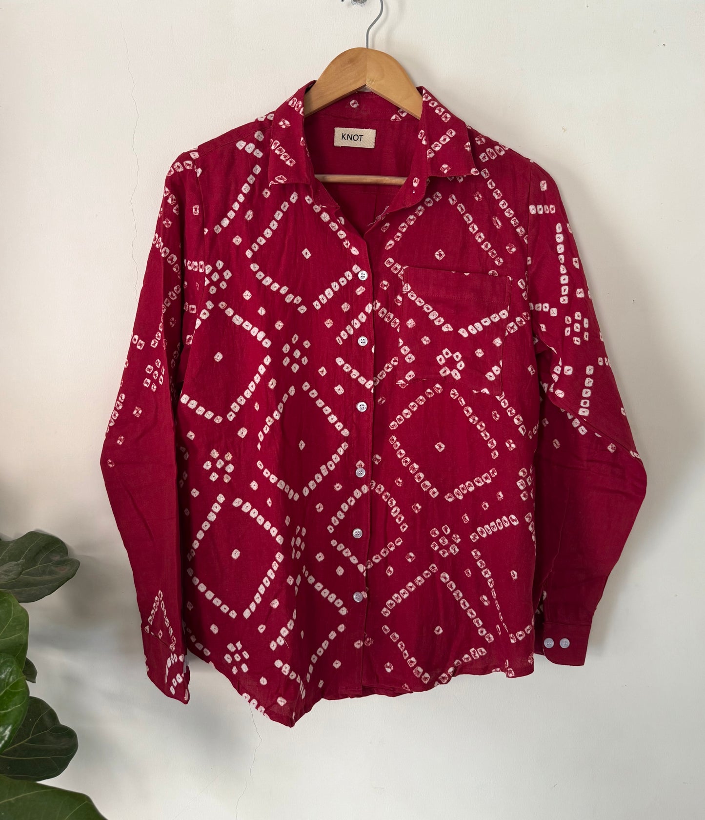 Red Patterned Shirt