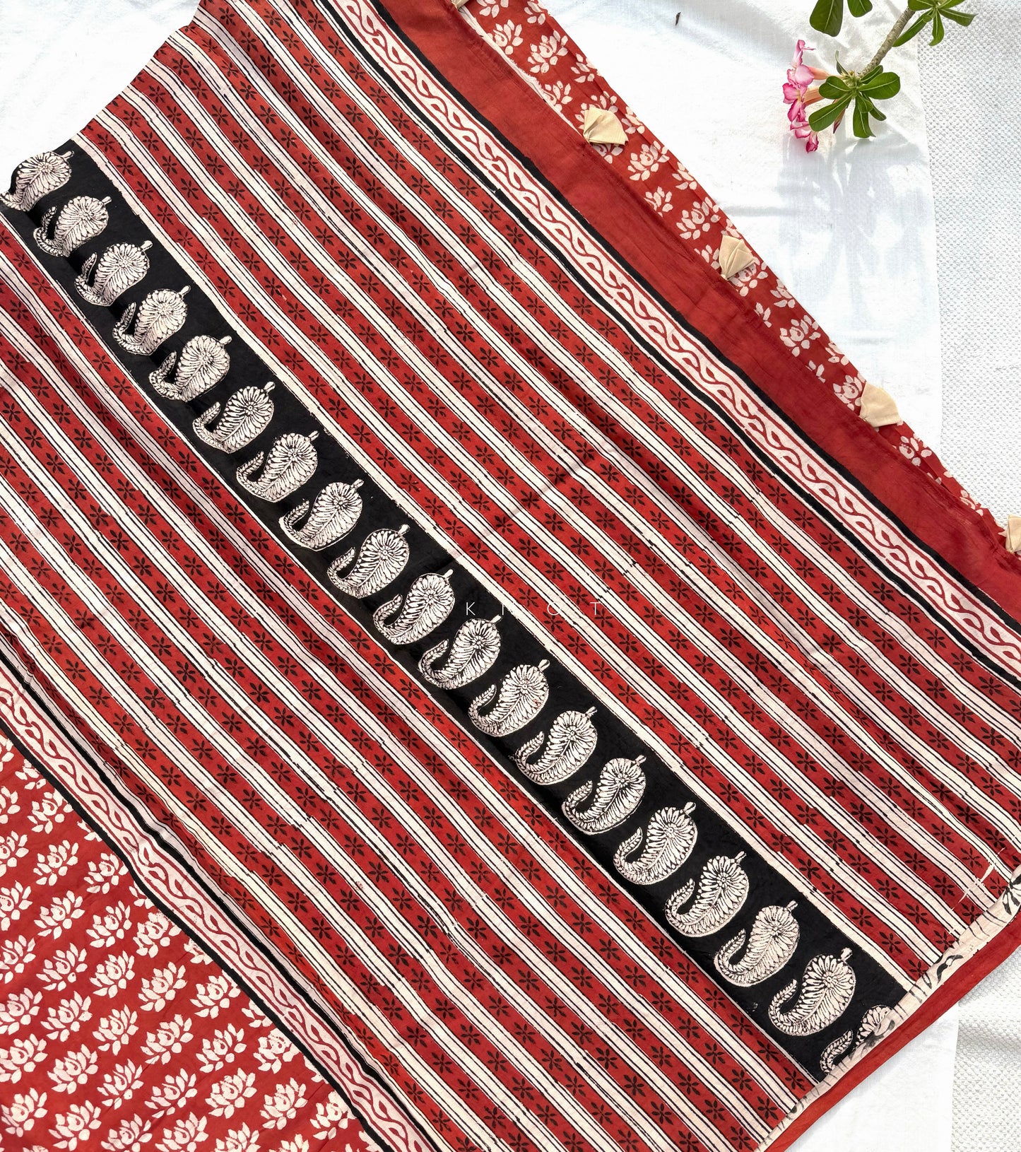 Summer Lotus Saree