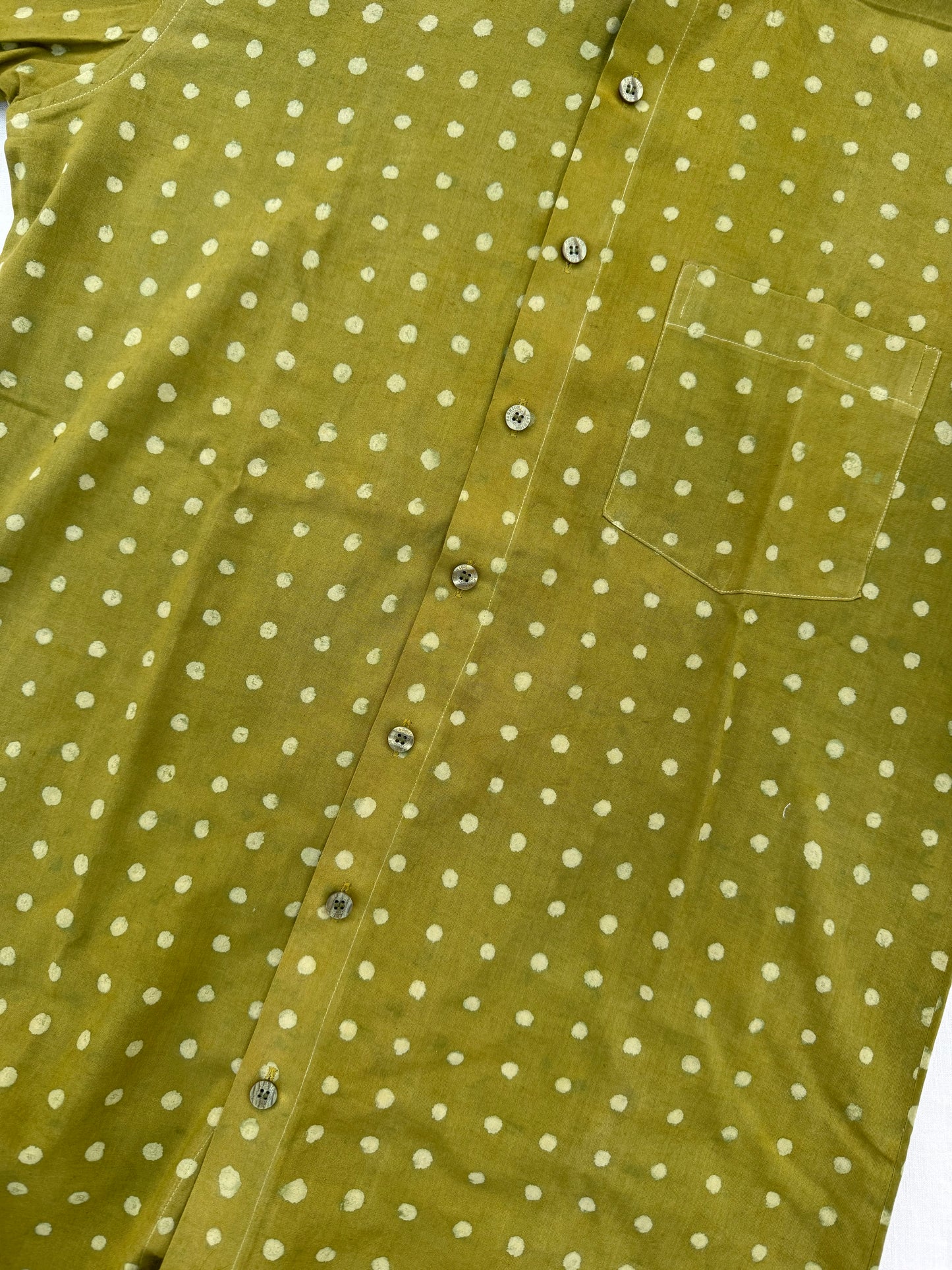 Olive Polka Shirt