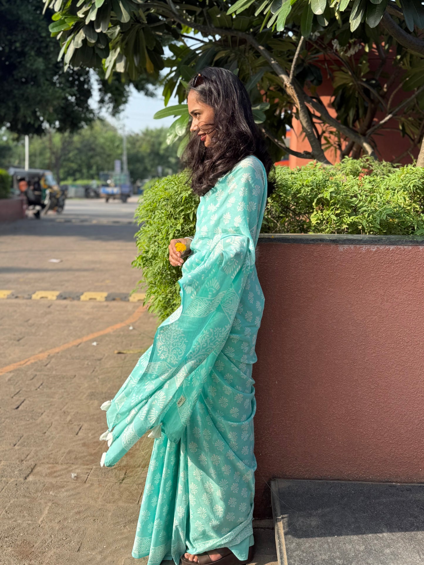 Morning Mist Saree