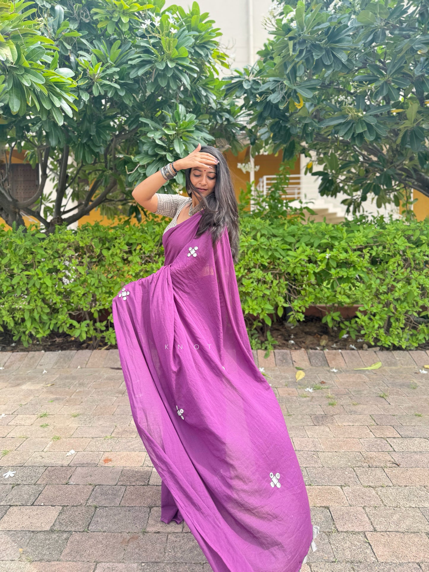 Mulberry Saree