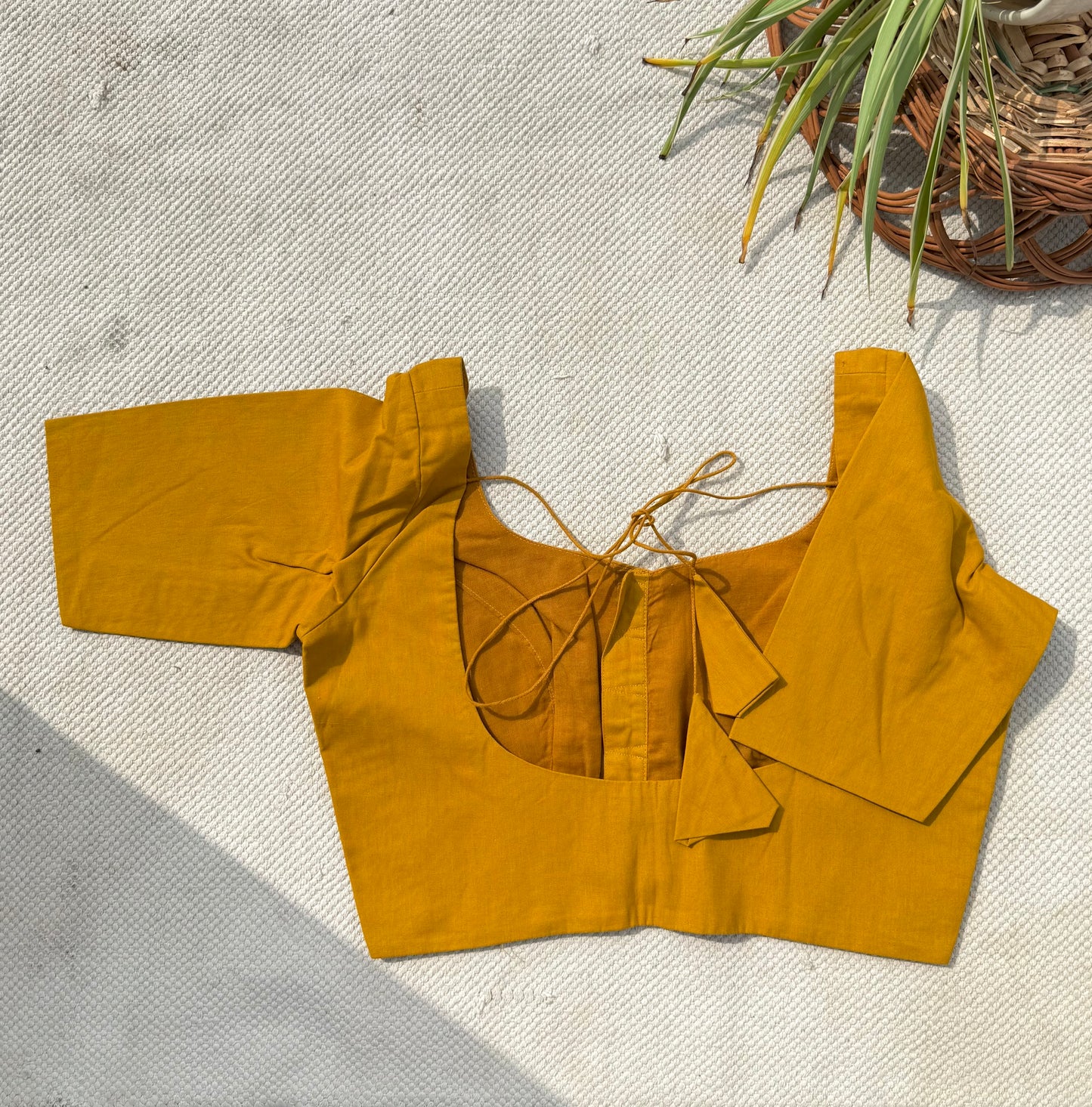 Basic Ochre Blouse