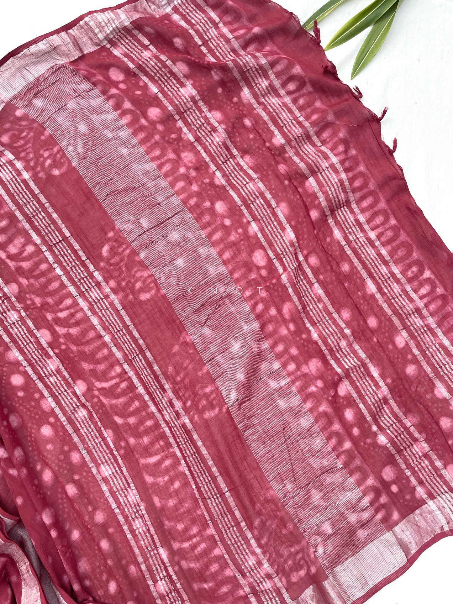 Brick Polka Saree