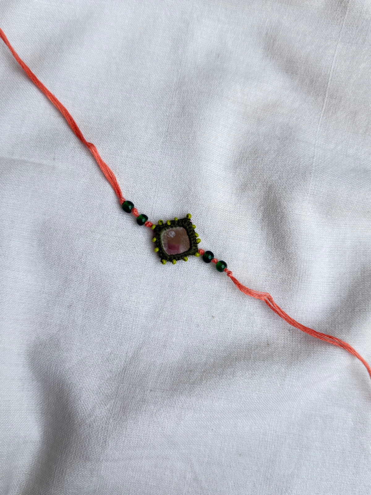 Bead Mirror Rakhi