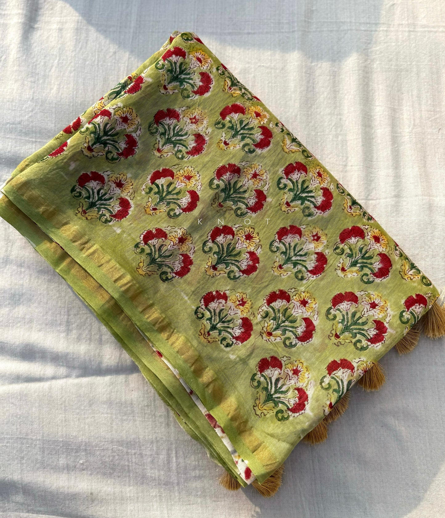 Lime Farm Saree