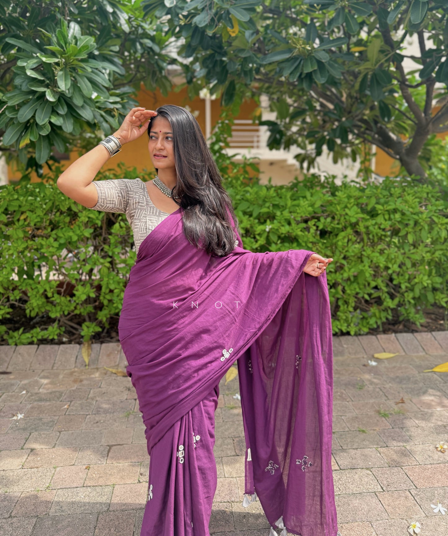 Mulberry Saree