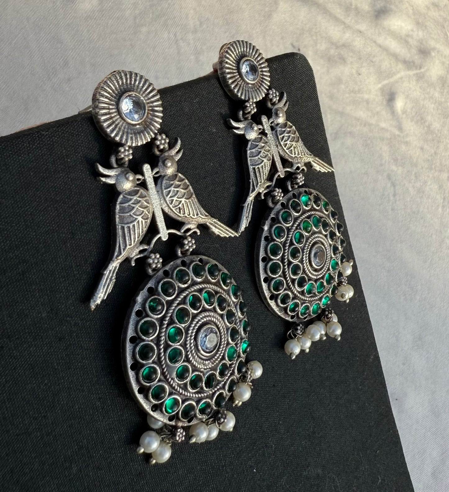 Dual Bird Earrings