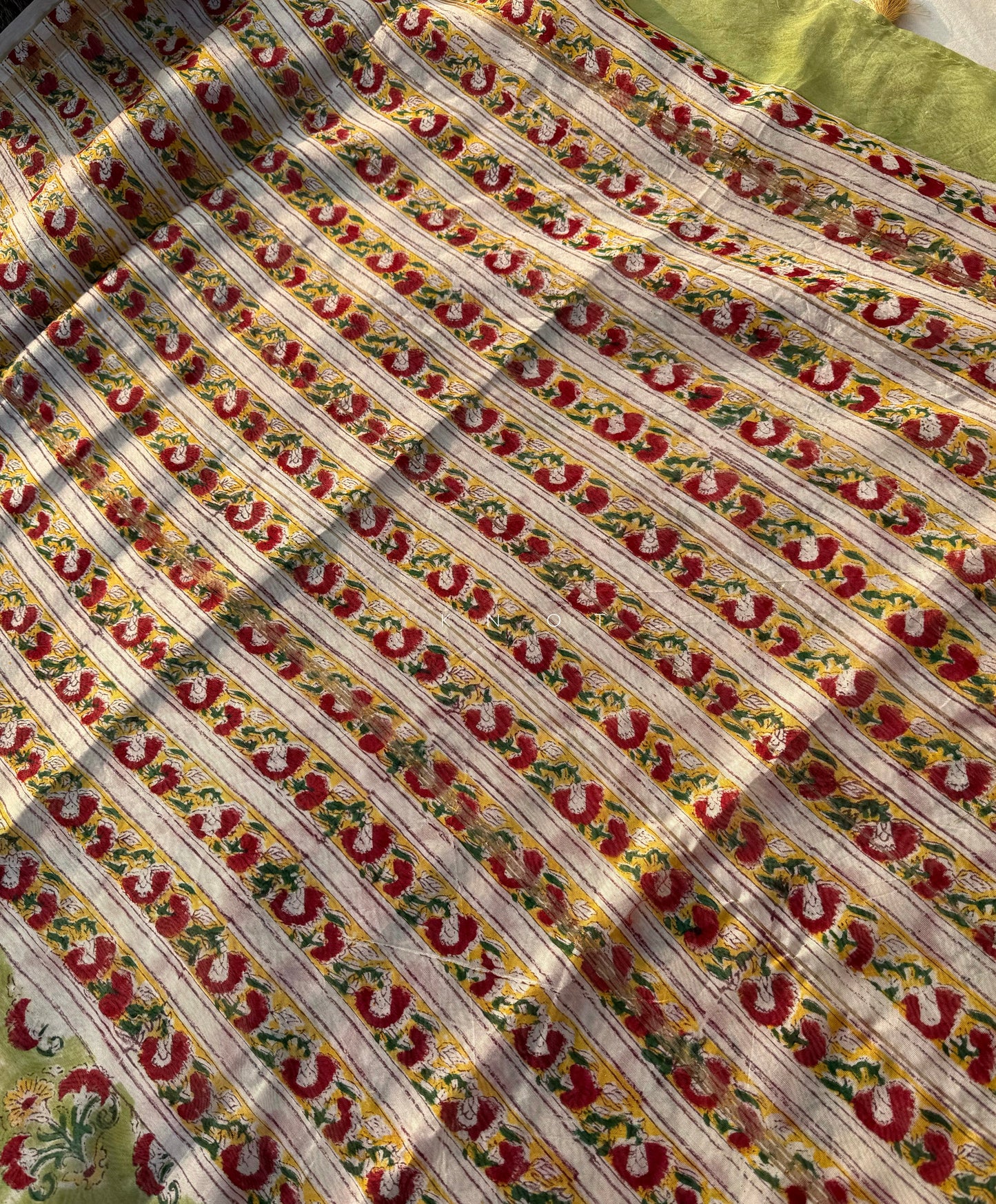 Lime Farm Saree