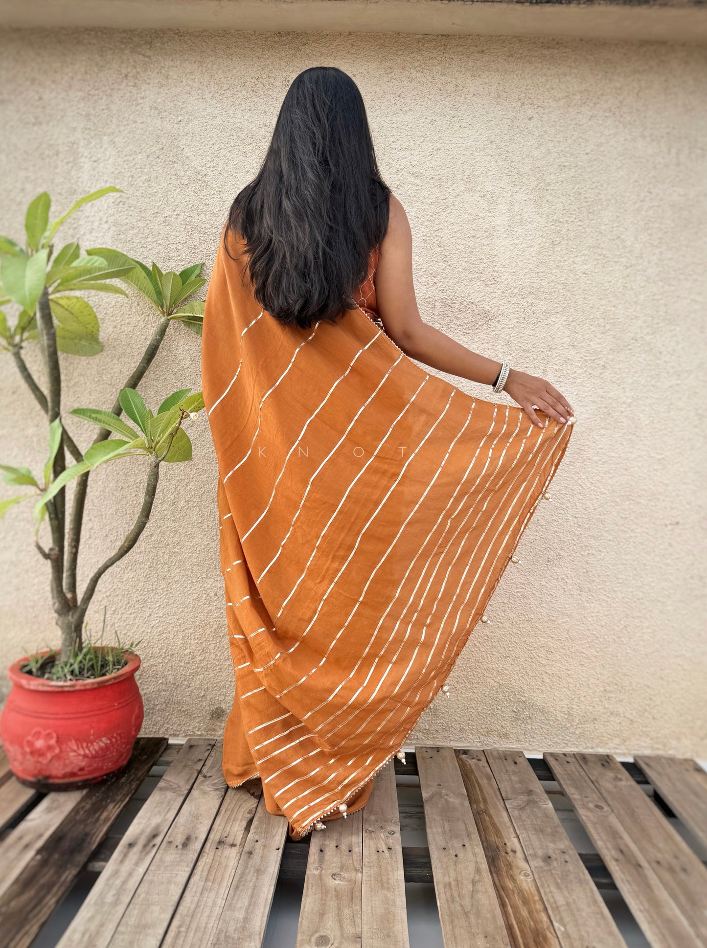 Anjeer Halwa Saree
