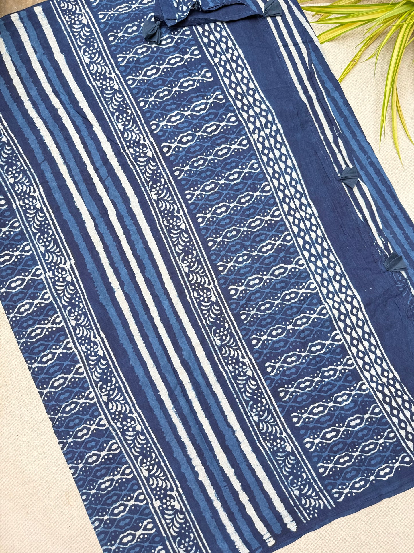 Stripe Indie Saree