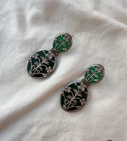 Moss Flora Earrings