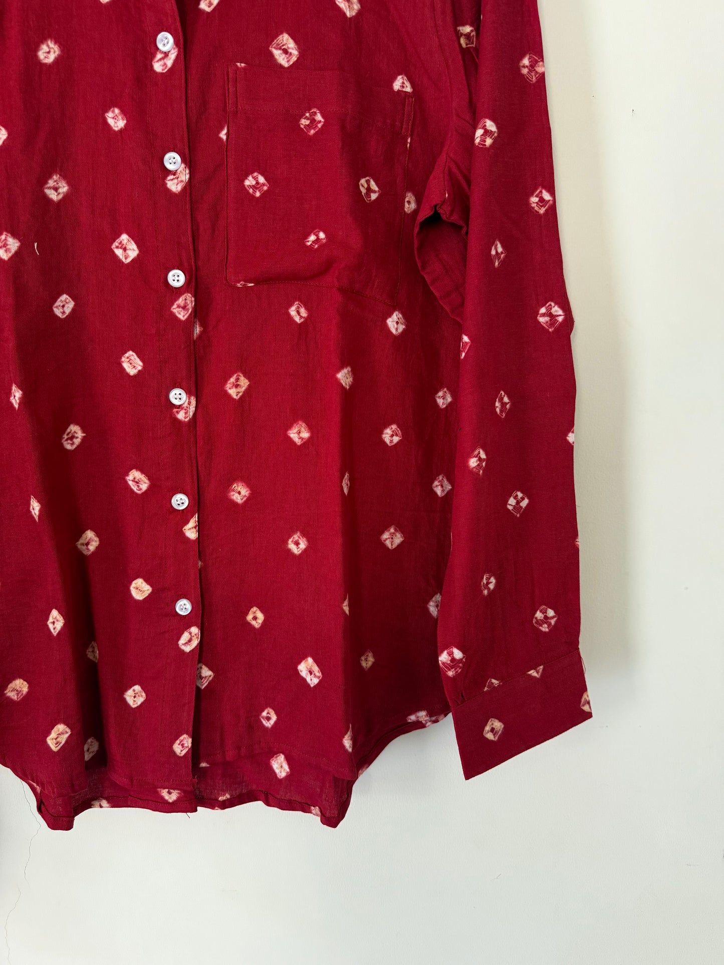 Sangria Bandhani Shirt