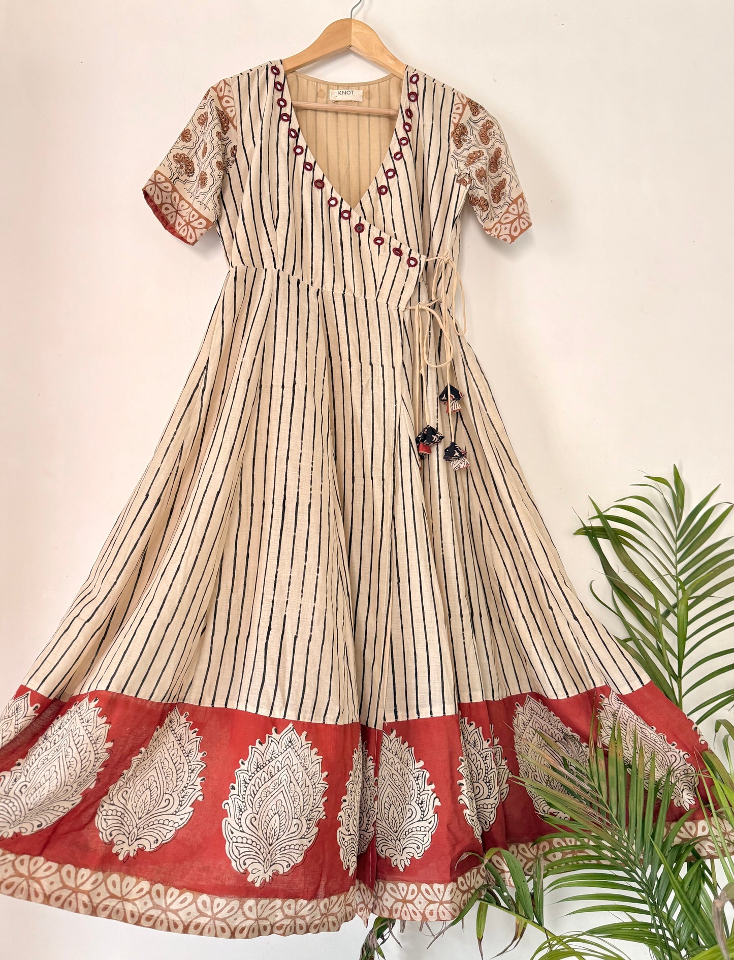 Paisley Stripe Angrakha