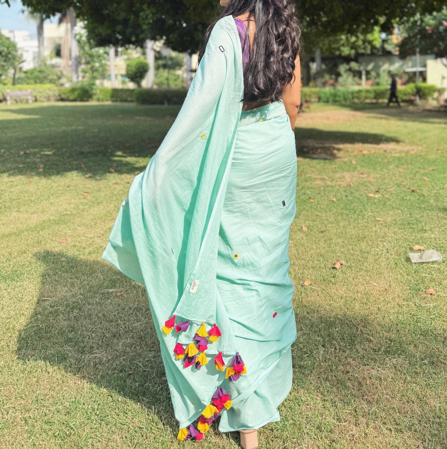 Mint Magic Saree