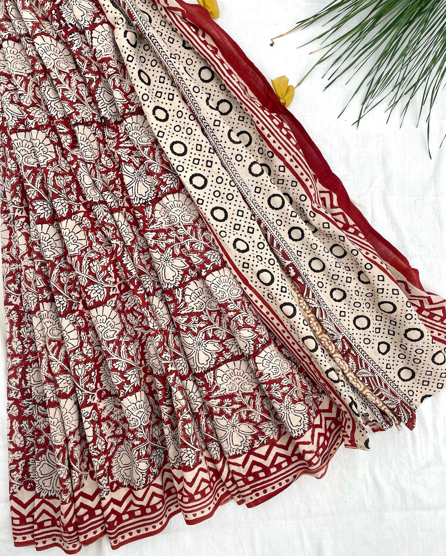 Red Summer Saree