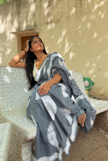 Summer Sky Saree