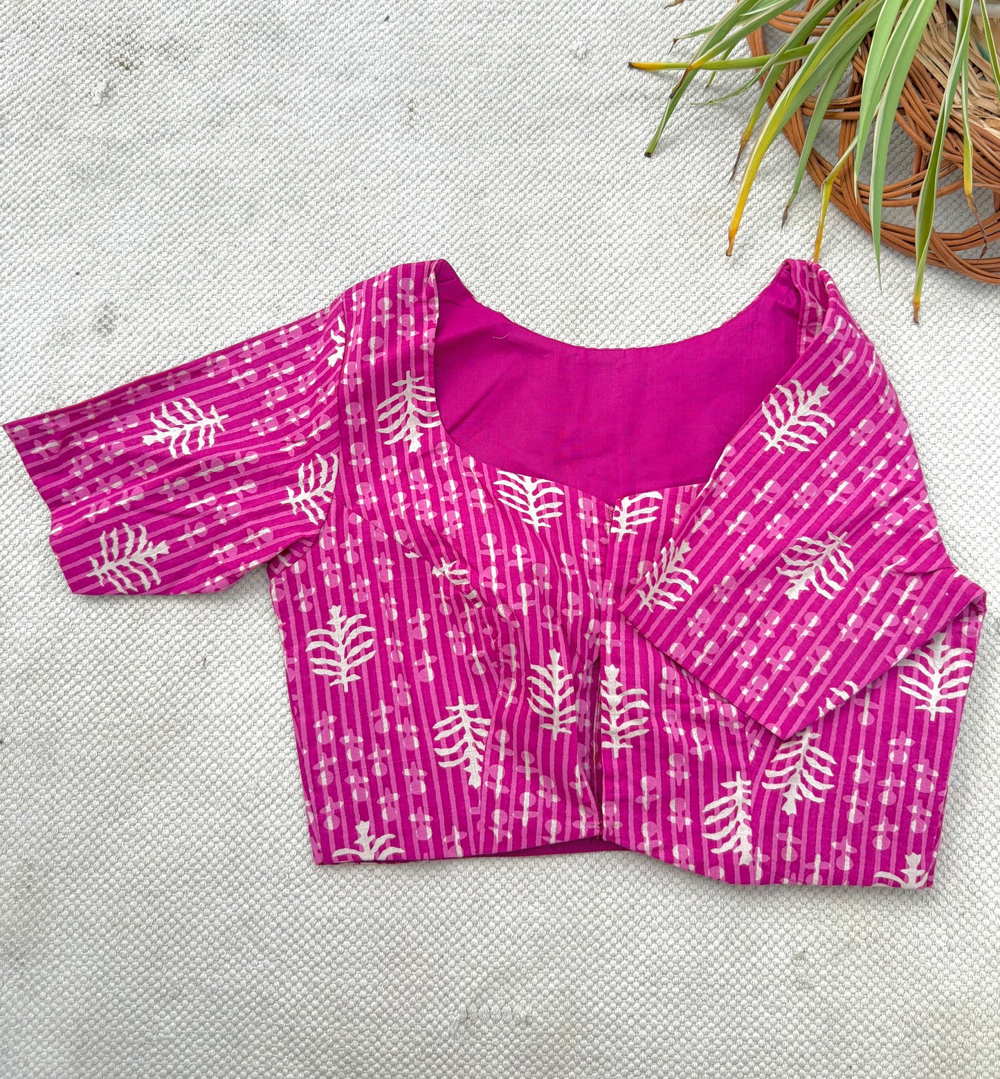 Magenta Fern Blouse