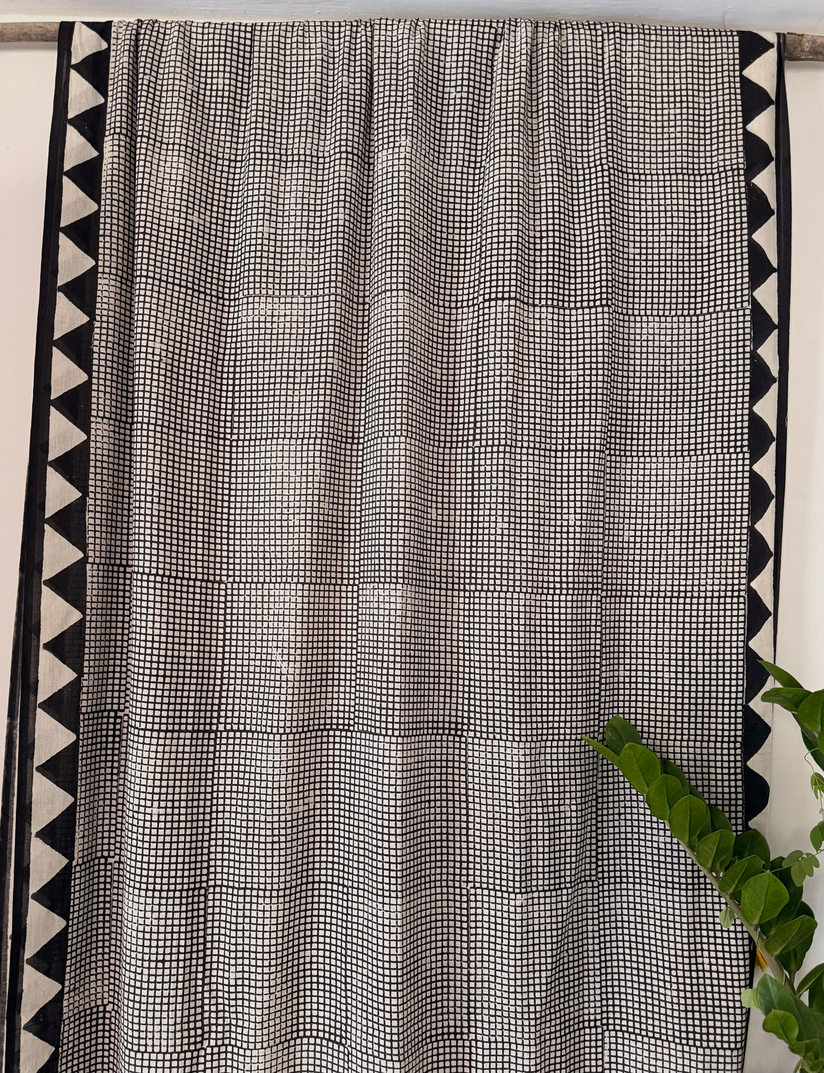 Black Code Saree