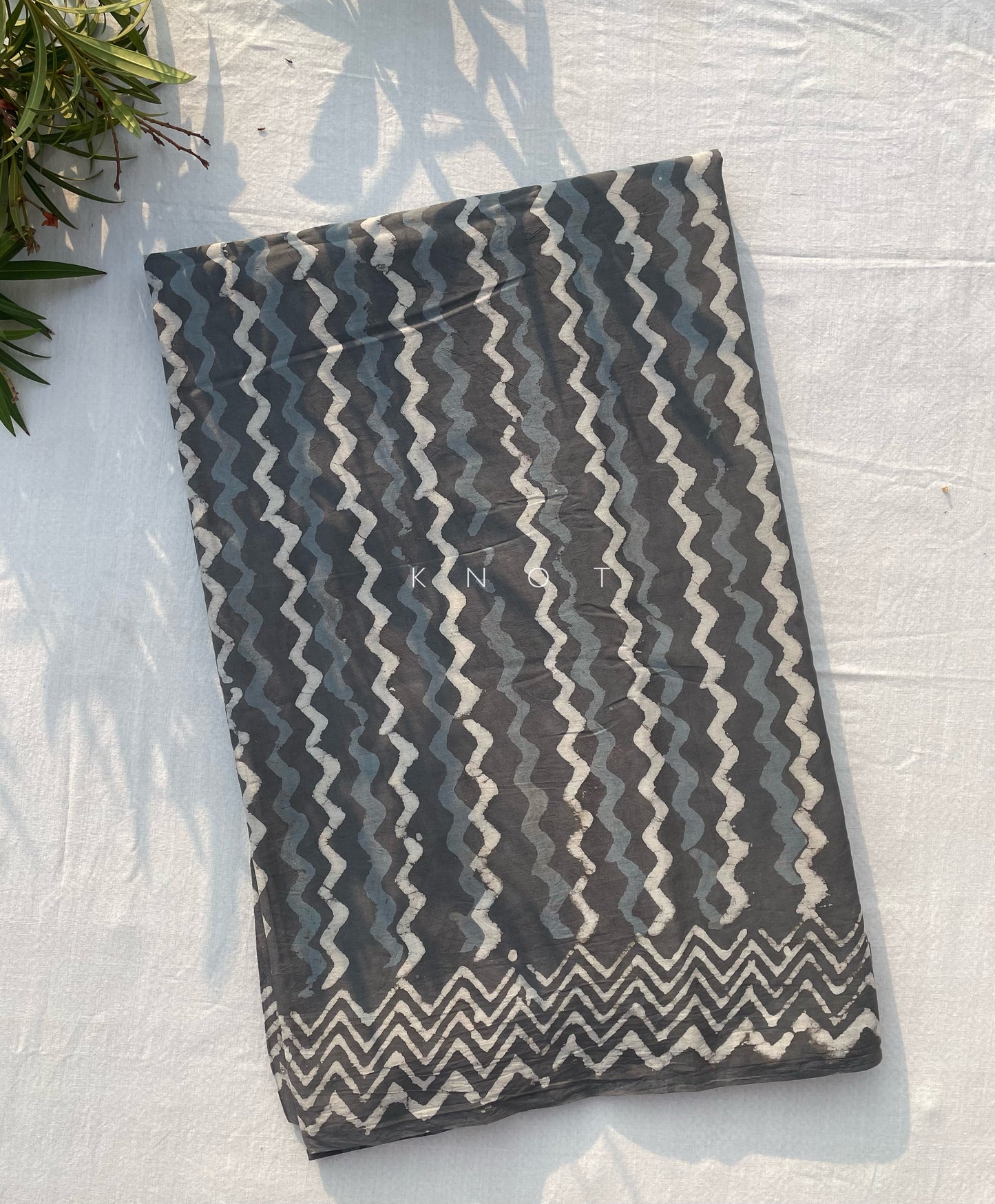 Grey Wave Saree