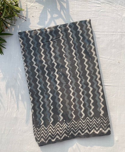 Grey Wave Saree