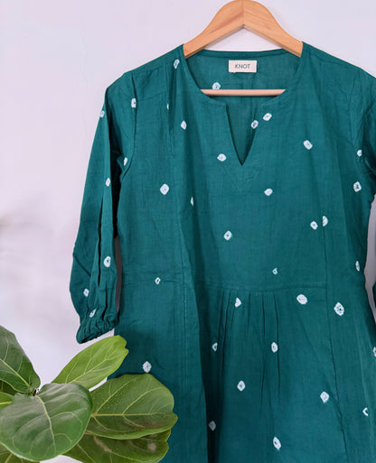 Pine Bandhani Top