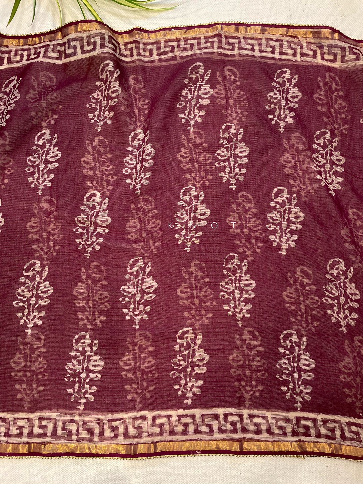 Wine Love Saree