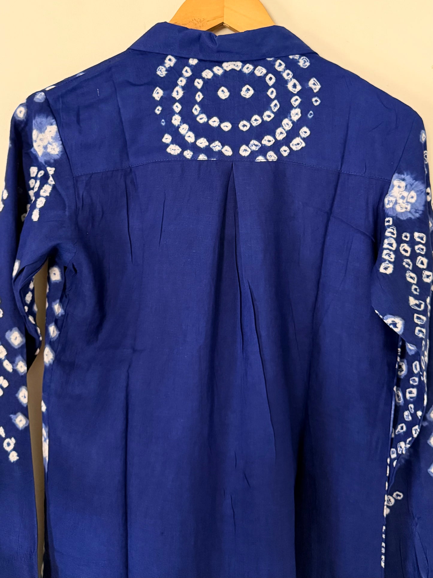 Blue Patterned Shirt
