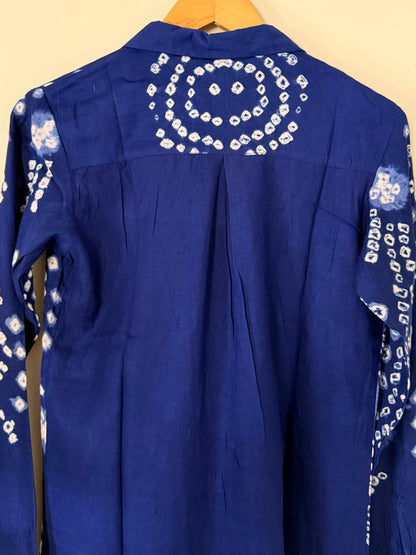Blue Patterned Shirt