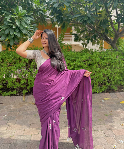 Mulberry Saree