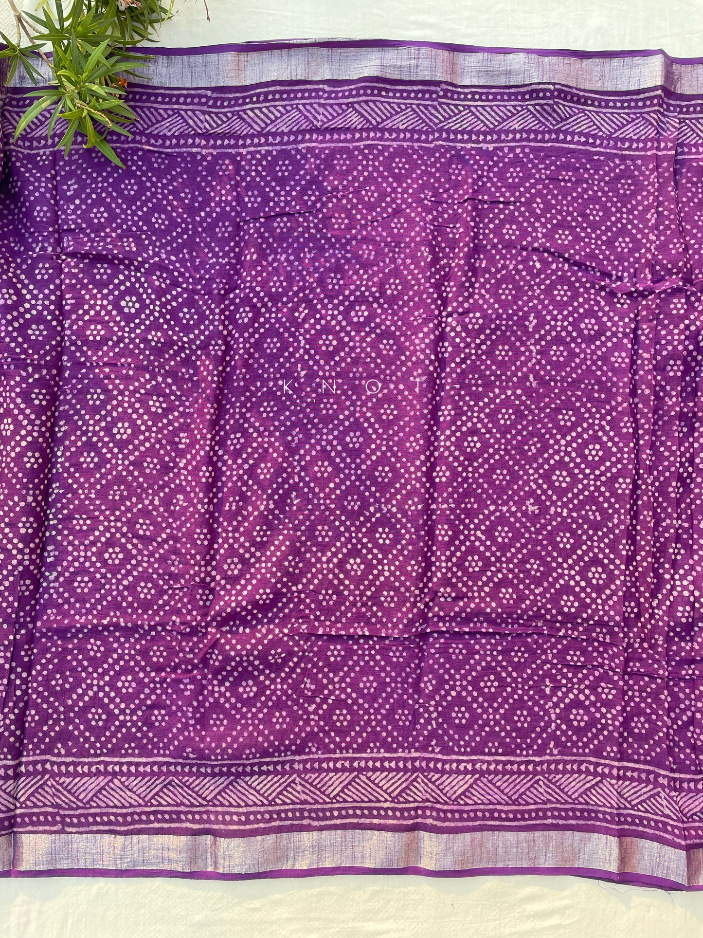 Purple Brick Saree