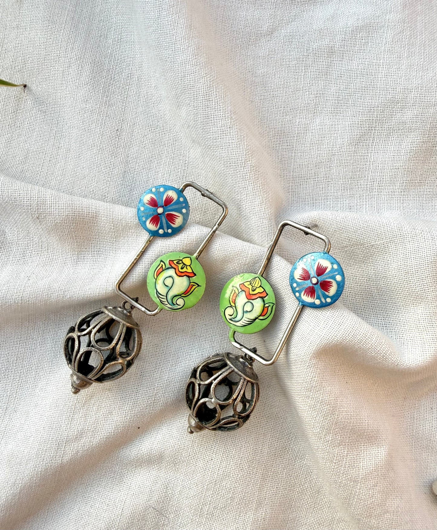 Painted love Earrings