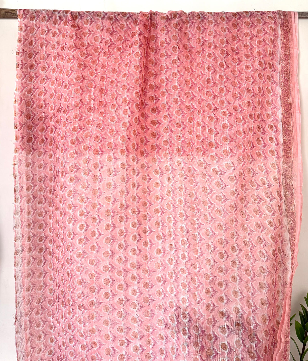 Peachy Fields Saree